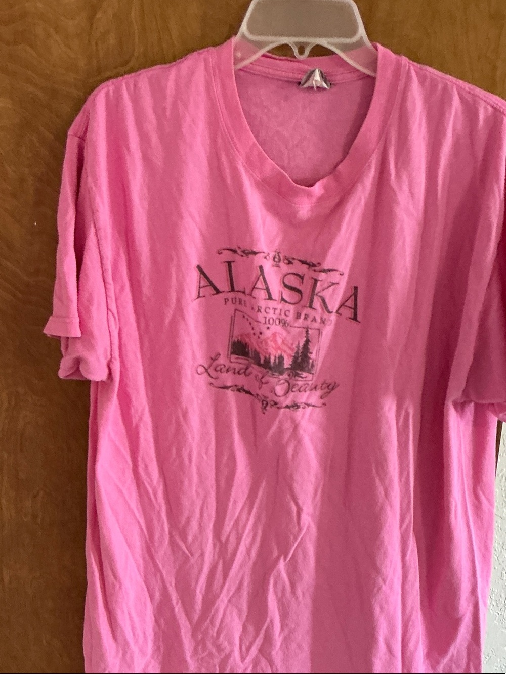 Hanes Pink Alaska Graphic Tee